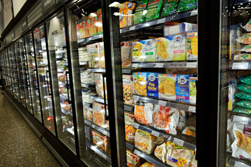 冷凍食品陳列棚